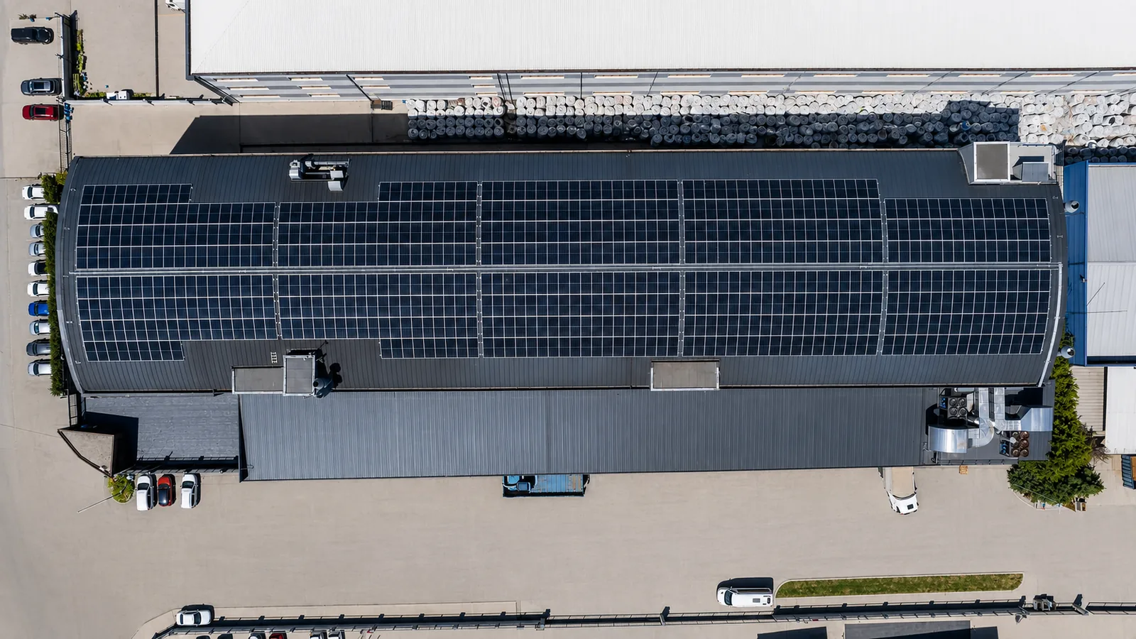 Rooftop solar panels